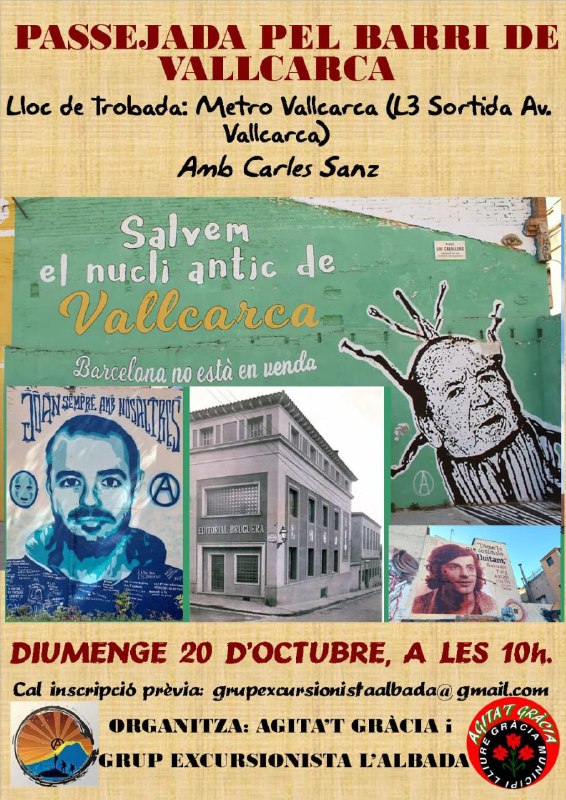 Diumenge, 20 d'Octubre: RUTA PER VALLCARCA …