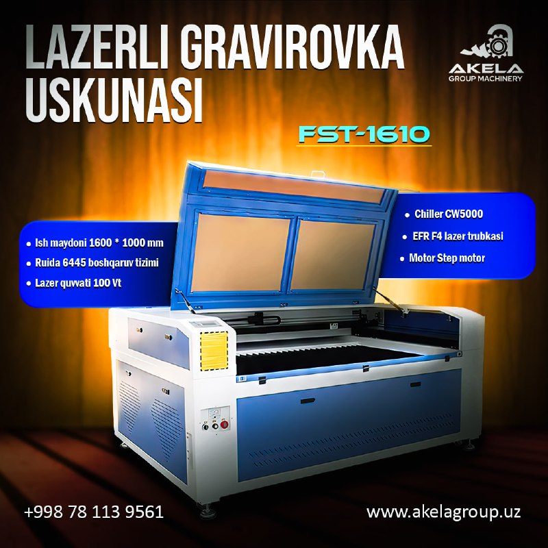***✅***AKELA GROUP dan Lazerli gravirovka uskunasi!