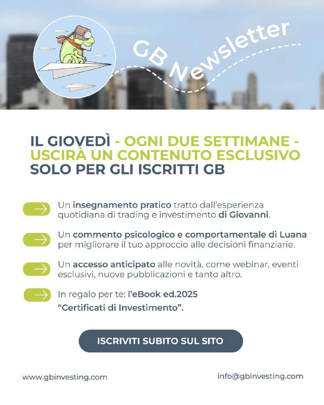 Vi ricordiamo l'uscita della GB Newsletter …