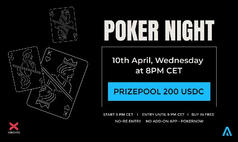 **Join us tomorrow for a Poker …