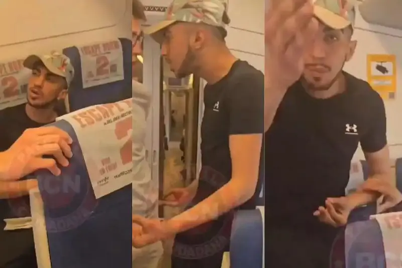 Marroquíes roban maletas y amenazan en un tren en Barcelona