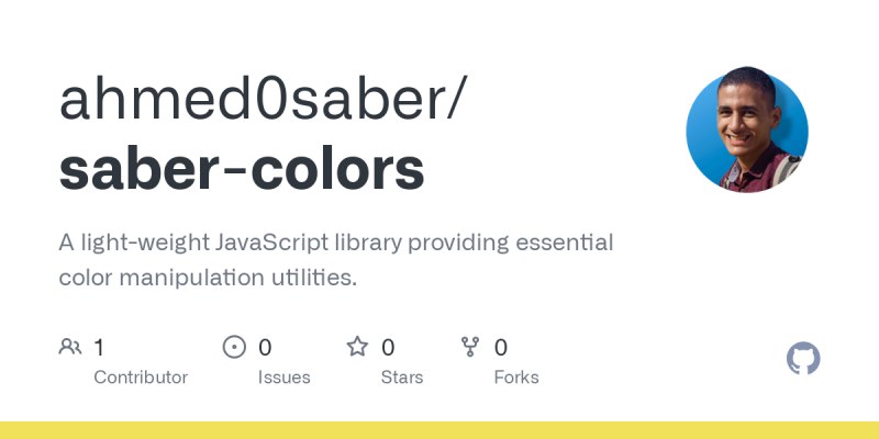 Introducing saber-colors.js, a light-weight JavaScript library …