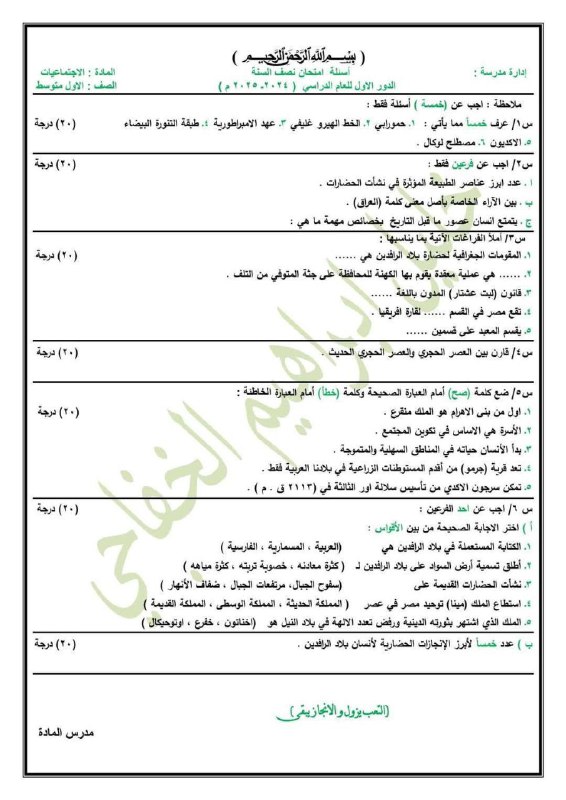 قناة الأستاذ احمد الصالحي التعليمية