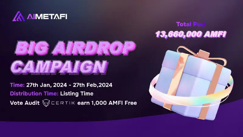 ***🎁***Claim your FREE $AMFI tokens by …