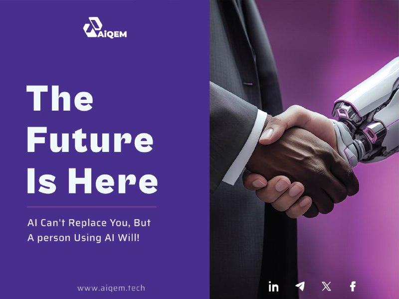 We believe AI can't replace you, …