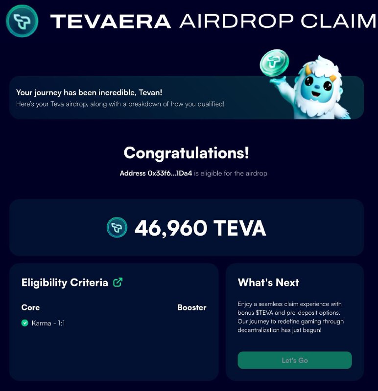 *****✨*** TEVA ***🪂***** [**#Airdrop**](?q=%23Airdrop) **Checker LIVE***✨***(After …