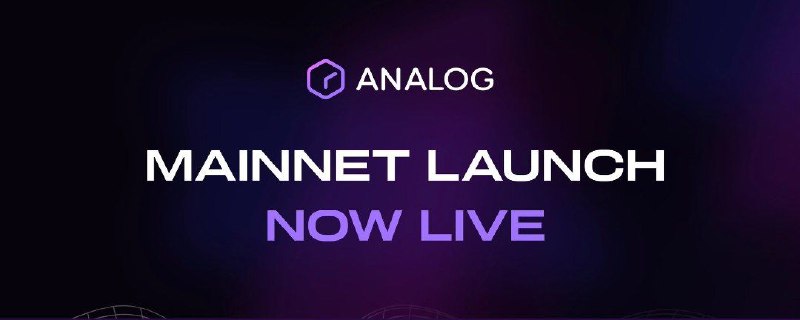 **Analog Announces Mainnet Launch of Its …