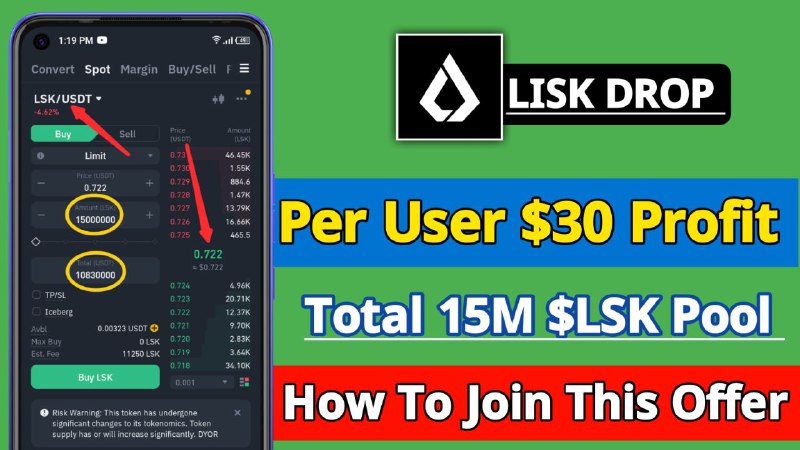 ***✅*****Lisk** Drop Build Project