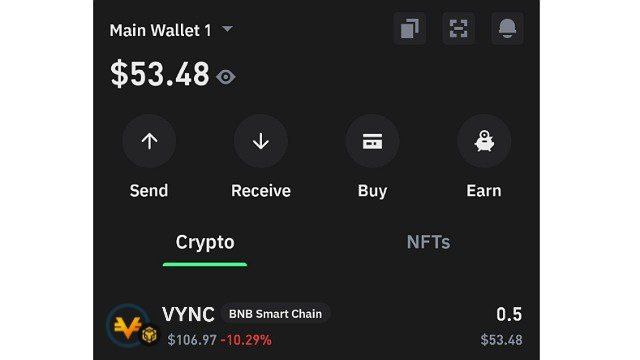 **New airdrop:** VYNC Coin