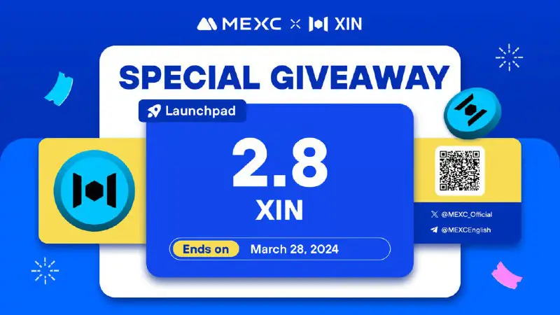 ***🟢*** **Giveaway**: **XIN*****💰*** **Value**: **2.8 XIN**