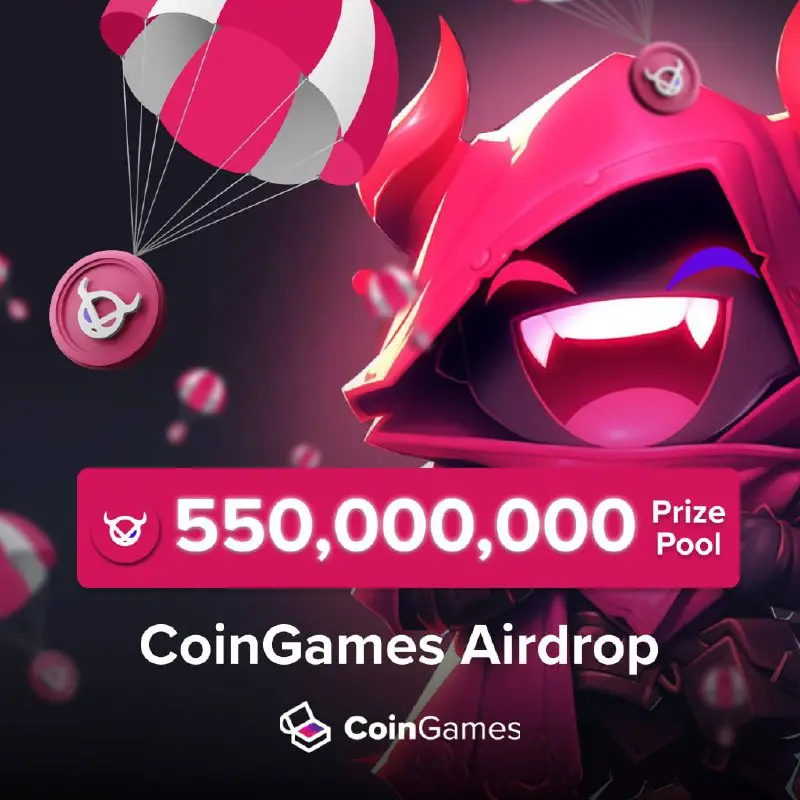 ***🚀*** CoinGames Airdrop Confirmed!