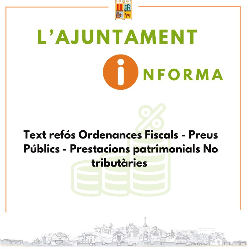 [#INFORMACIO](?q=%23INFORMACIO) - Ordenances Fiscals de Tributs, …