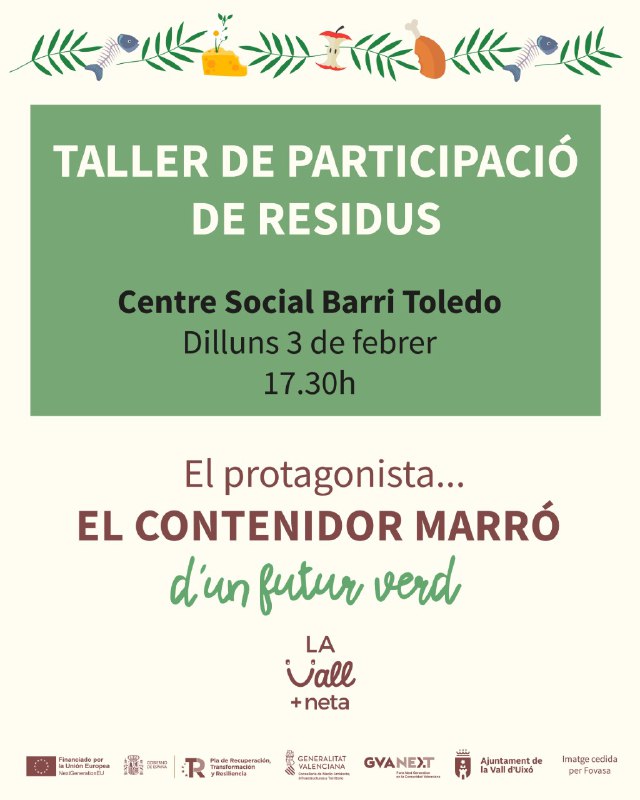 ***♻️*** Comencem els **tallers de participació …