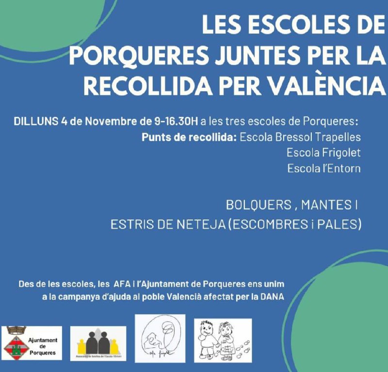 ***📢*** **LES ESCOLES DE PORQUERES JUNTES …