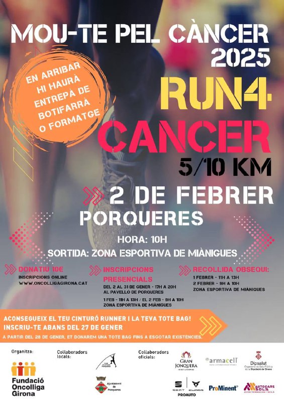 ***🏃‍♀️*** **RUN4CANCER PORQUERES 2025** ***🏃‍♂️***