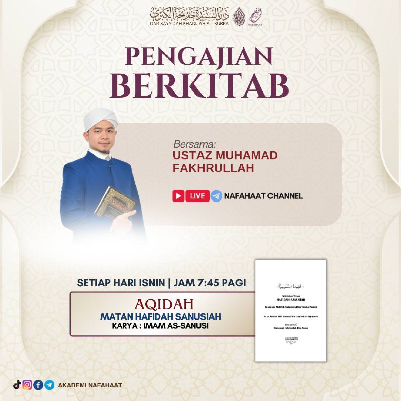 ***?*** LIVE - Pengajian Aqidah bermula …