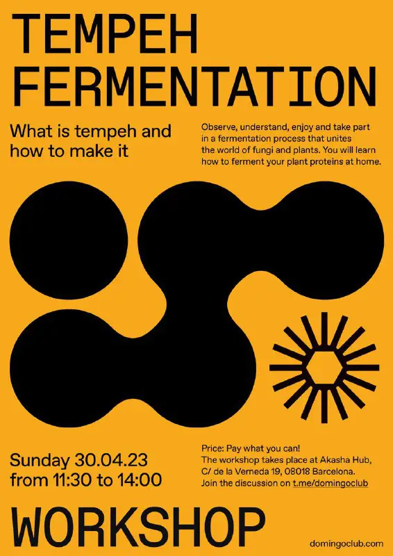 Another workshop on tempeh fermentation! This …