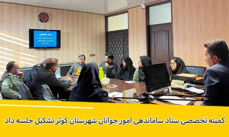 کمیته تخصصی ستاد ساماندهی امور جوانان …
