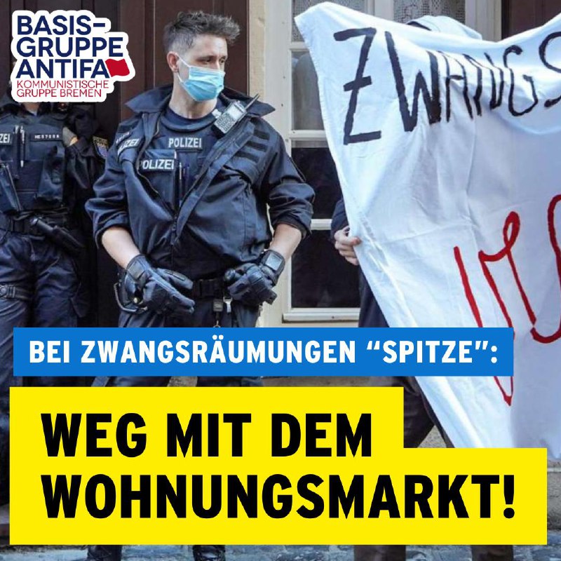 „*Bei Zwangsräumungen an der Spitze*“, so …