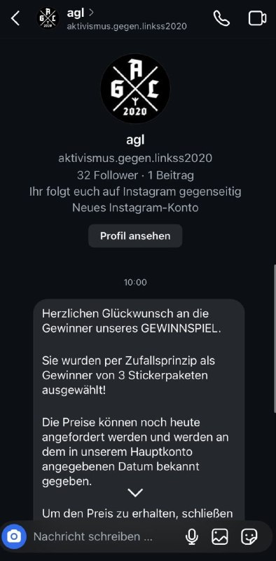 ***⚠️*** **DIES IST EIN FAKE-KONTO!