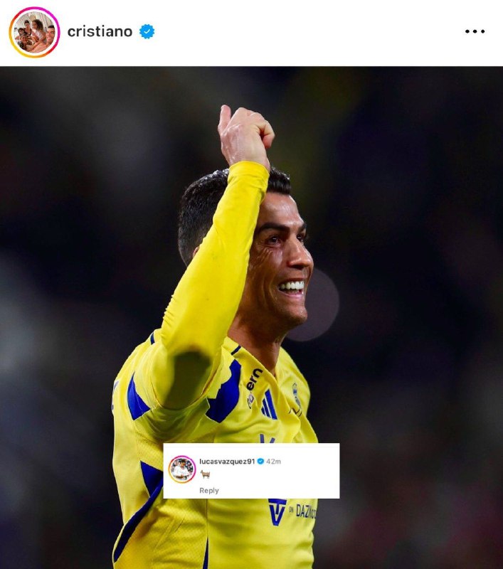 Vazquez's comment under the post of …