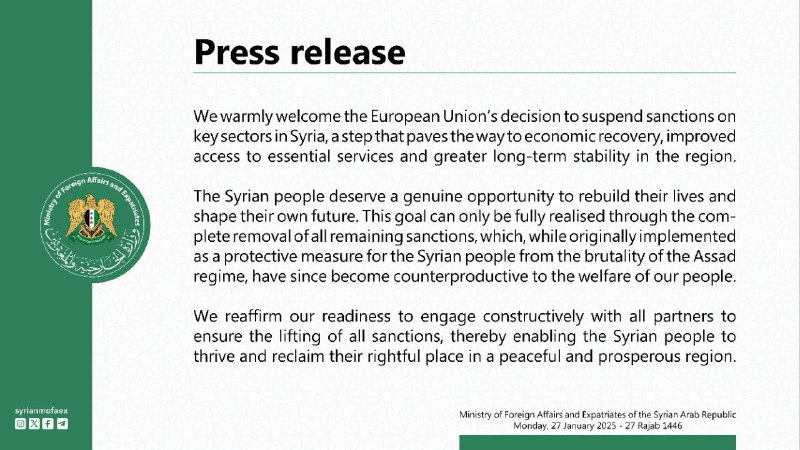 |**Press release**
