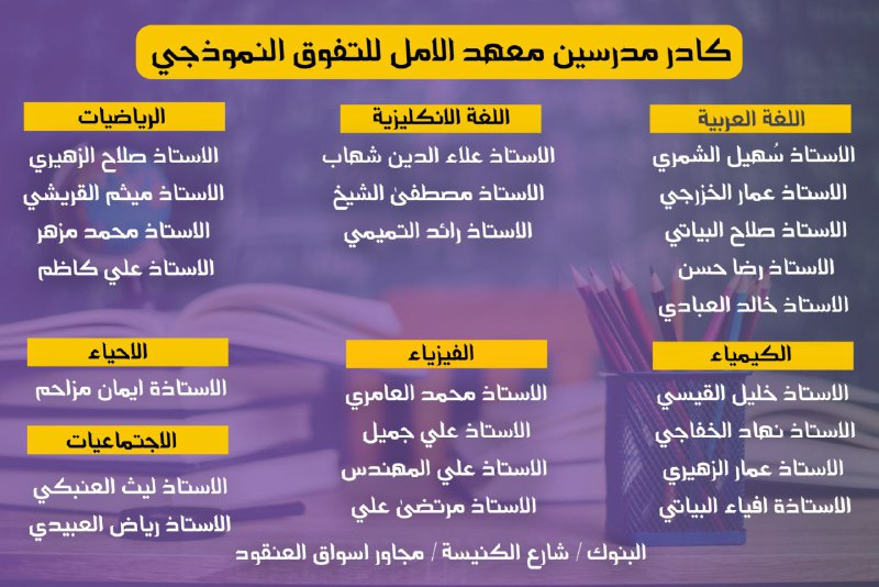 مشوارك يبدأ مع معهد الآمل للتفوق***?******?******?***