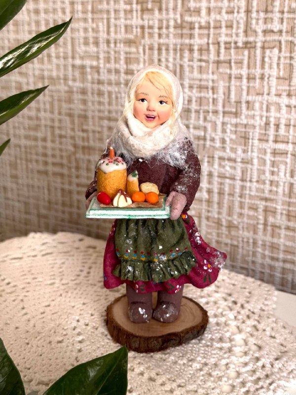 Елочные игрушки из ваты ⛄️