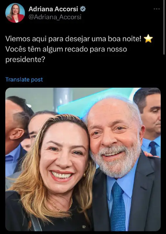 Duas grandes figuras: o líder Lula …