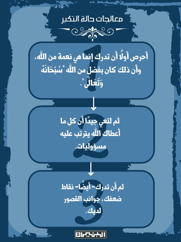 معالجات حالة التكبر