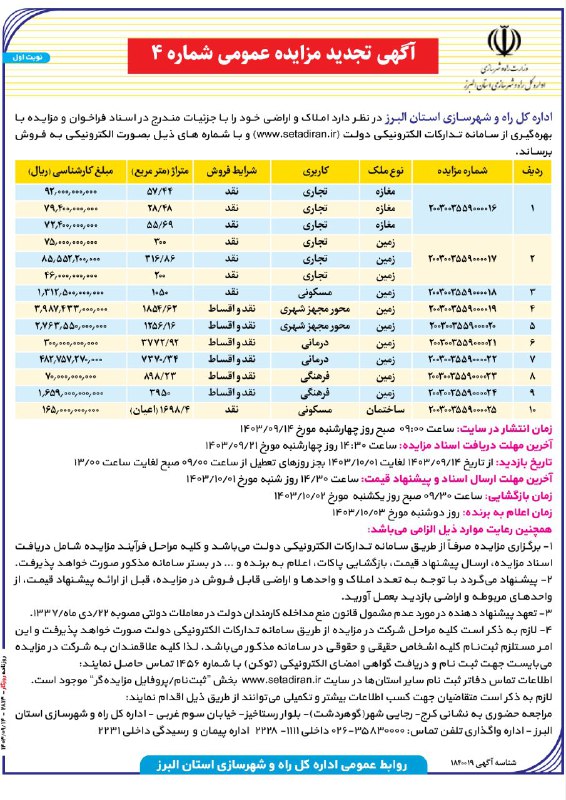 ***?️*** فروش املاک و مستغلات در …