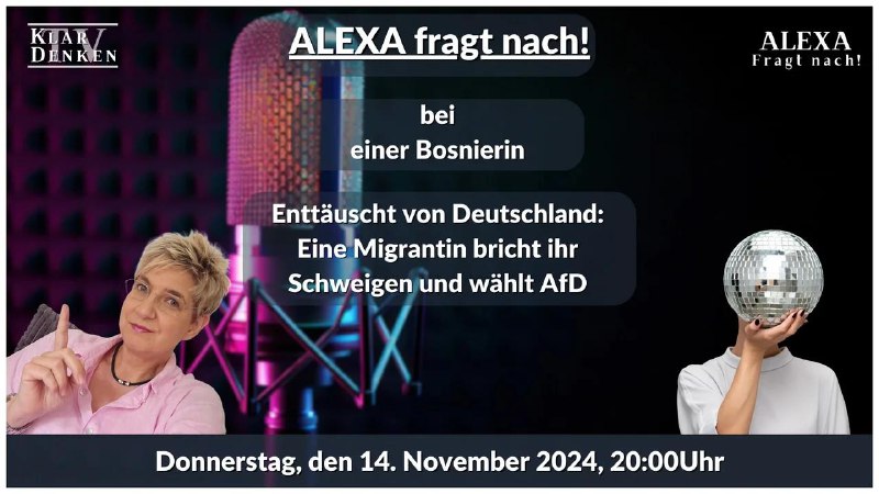 ***?******?*****Alexa fragt nach... eine Bosnierin ist …