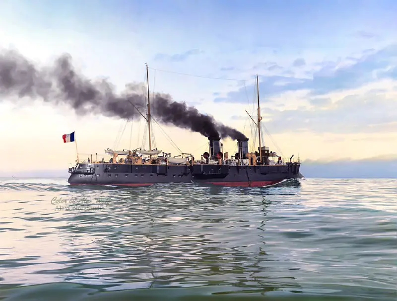 Крейсер "Protet" (1898 г) ВМФ Франции