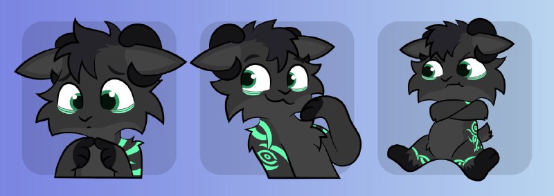 ***🌟******👀******😡*****Telegram sticker pack for** Nerodagoat222