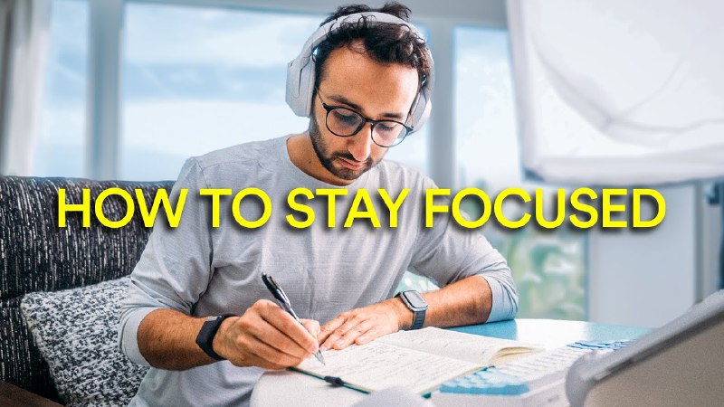 How I Focus for Peak Productivity …