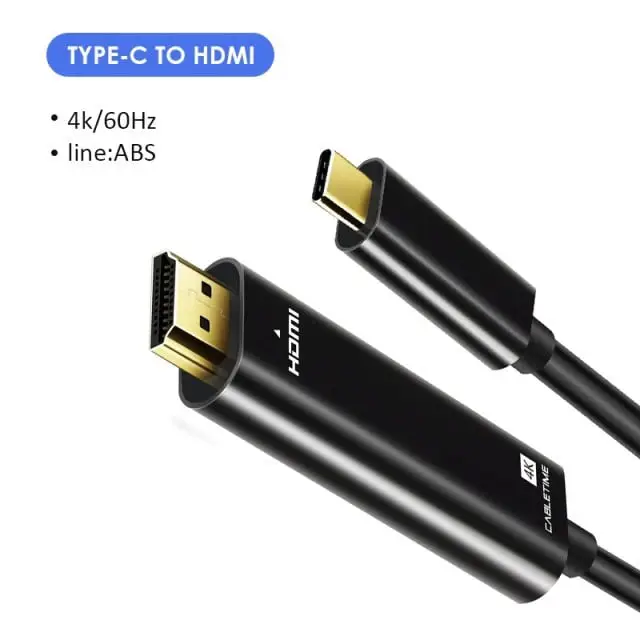 ***☀️***Кабель USB Type-C — HDMI CABLETIME …