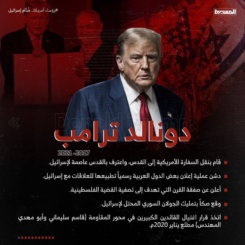 ***?*** "رؤساء أمريكا.. خُدّام إسرائيل":