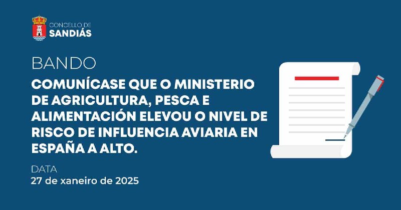 BANDO: Comunícase que o Ministerio de …