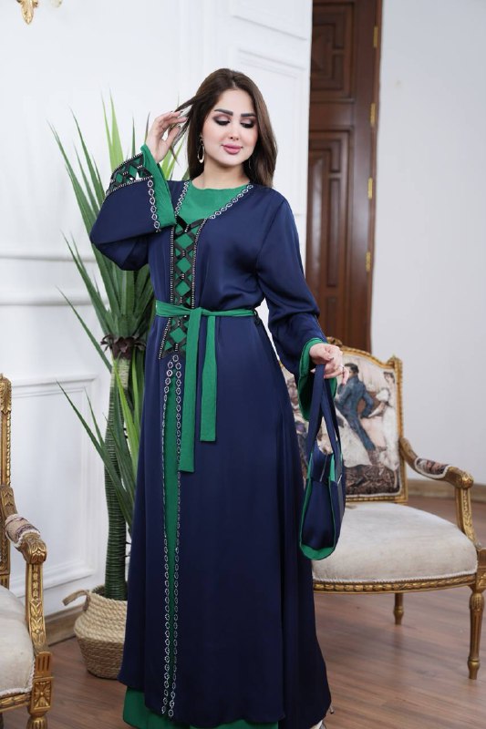 عبايات وقفاطين الزمرد فاشن