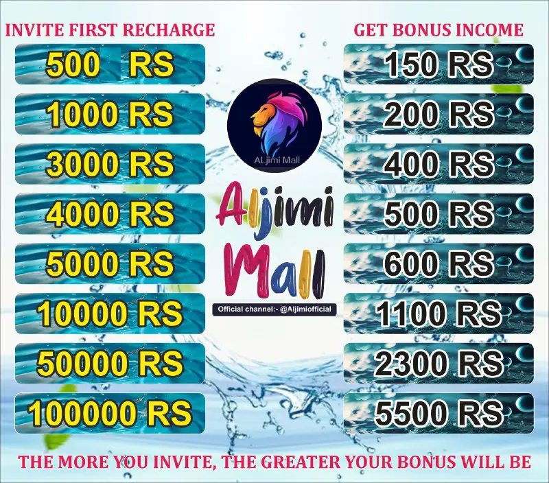 Aljimi Mall invitation bonus