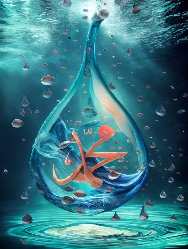 **" إنِّي شَربتُ الحُبَّ مِن نبعِ …