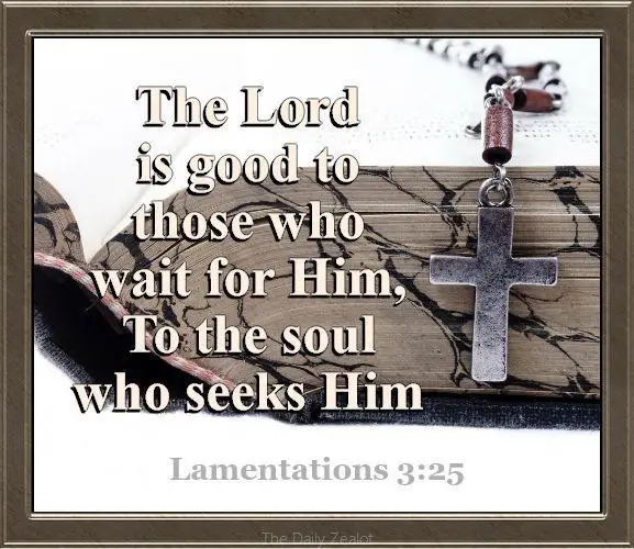 ***✝***He is good to those who …