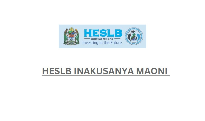 **HESLB inakusanya Maoni kuhusu Huduma zao …