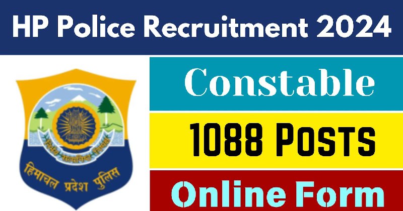 ***🚨***1088 Posts - Police Constable Recruitment …