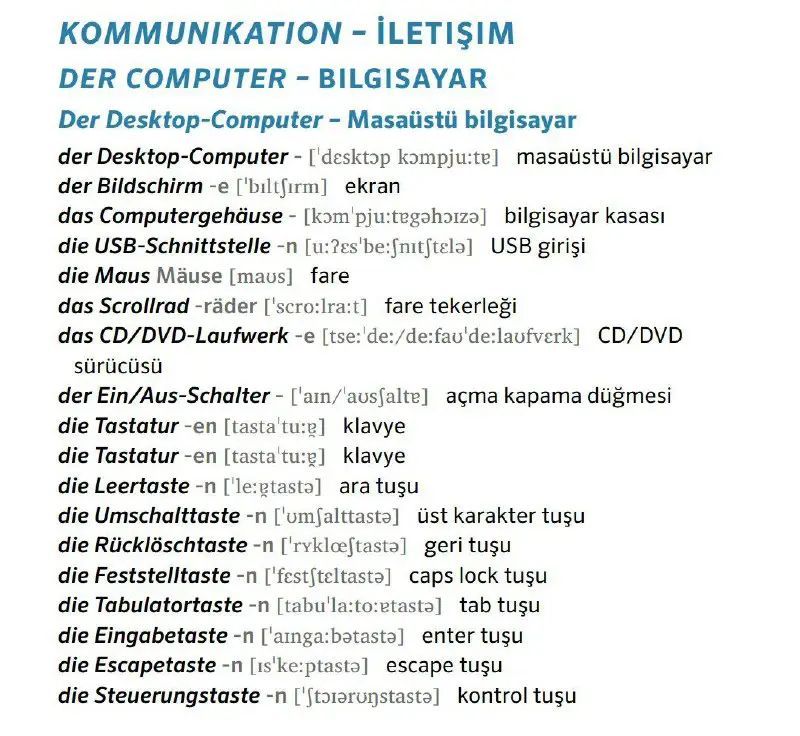 Almanca Doküman Paylaşım 🇹🇷🇩🇪