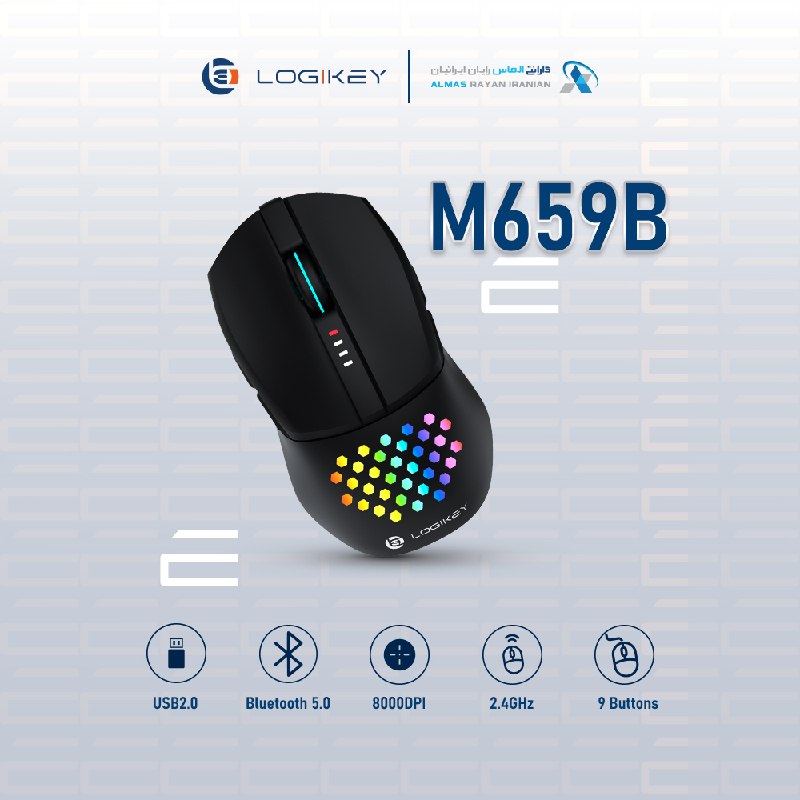 ماوس گیمینگ لاجیکی مدل M659B