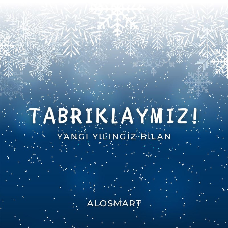 ***🎄*** **YANGI YILINGIZ MUBORAK BO‘LSIN!**