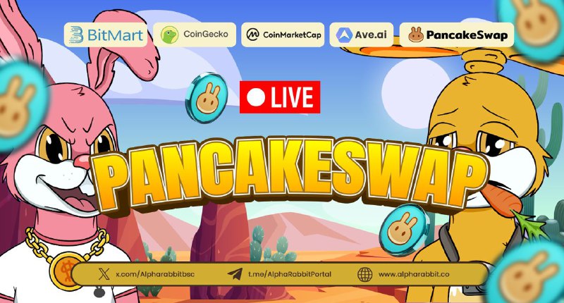 **WE ARE NOW LIVE ON PANCAKESWAP …