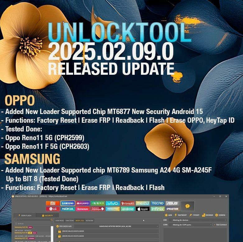 UnlockTool-2025.02.09.0 Released Update