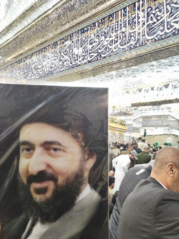 **من ضريح المولى أبي عبدالله الحسين …